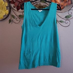 Maternity sleeveless sweater style top